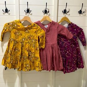 Lot of 3 adorable girls dresses size 5T